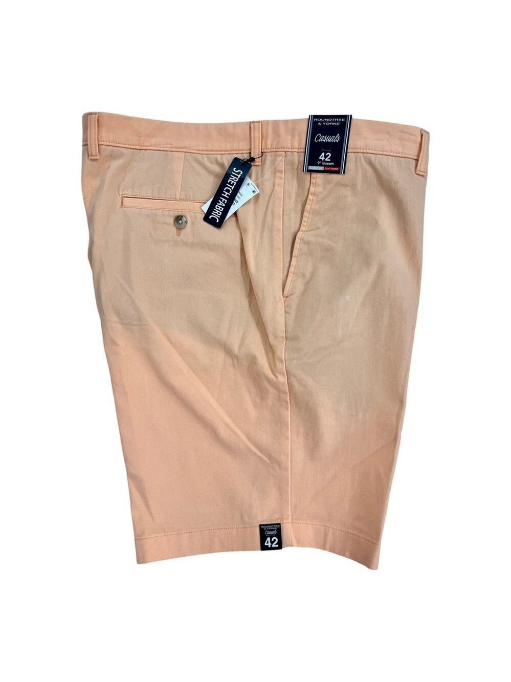 NWT $39 Roundtree & York Men’s Shorts - Peach